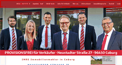 Desktop Screenshot of immobilien-reinhardt.com